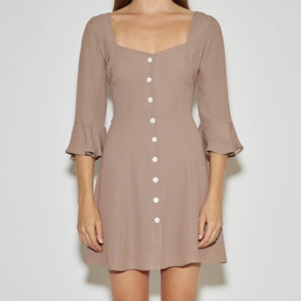 BNWT Jeu Illimité Michaela Flare Mini Dress